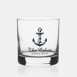 Andenkenschiffe Anker Whiskyglas