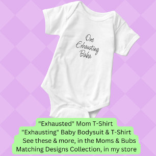Ändere ALLE Texte - Ein erschöpfender Baba, Mom Bu Baby Strampler