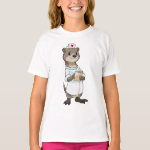 Andere als Krankenschwester mit Herz T-Shirt
