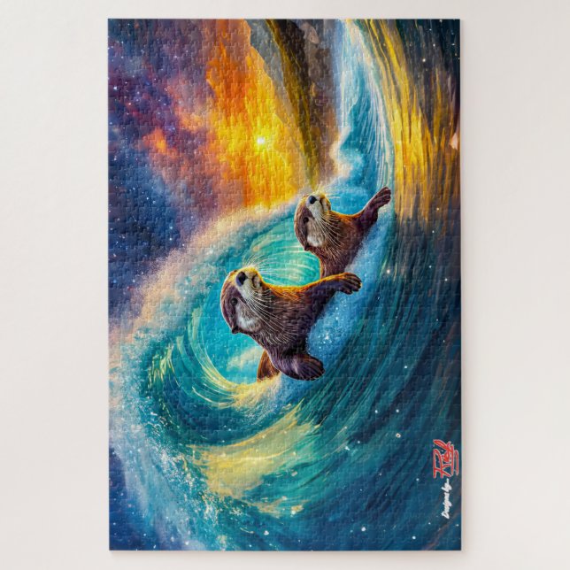 Andere Body Surfing Design von Rich AMeN Gill Puzzle (Vertikal)