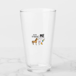 Andere Einhorn 60 Jahre alte Geburtstags- und Ich- Glas