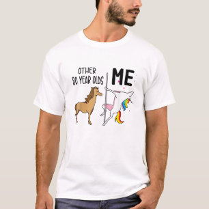 Andere Einhorn 80 Jahre alte Geburtstags- und Gesc T-Shirt