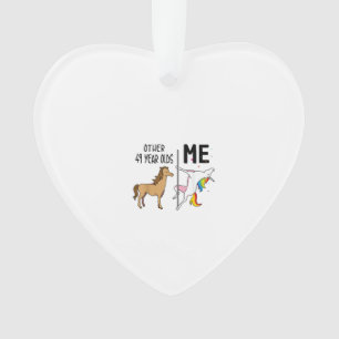 Andere Geburtstagsgeschenke für 49-jährige Einhörn Ornament
