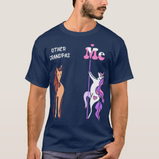 Andere Großlappen T-Shirt Einhorn Opa Funny Gesche