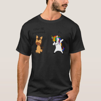 Andere HR Professionals Me Funny Dabbing Unicorn C T-Shirt