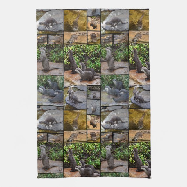 Andere in einer FotoCollage, Handtuch (Vertikal)
