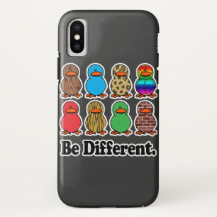 andere lustige Muster-Enten sein iPhone X Hülle