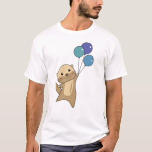 Andere süße Tiere fliegen mit Balloons hoch T-Shirt