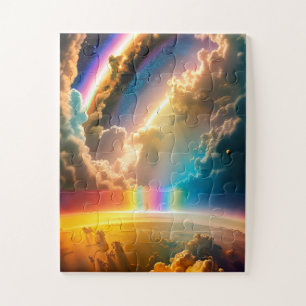 Andere Welt Regenbogen Kosmische Magische Fun Univ Puzzle