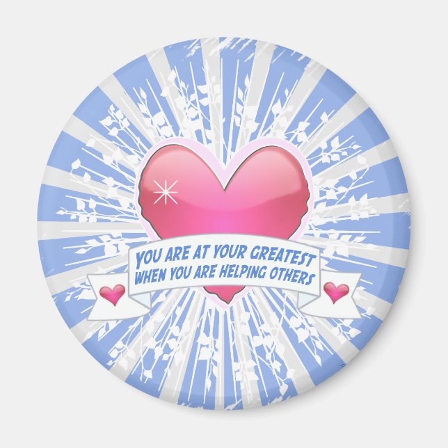 anderen helfen magnet (Vorne)