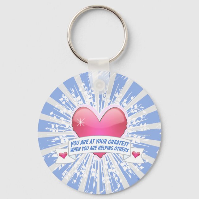 anderen helfen schlüsselanhänger (Vorderseite)