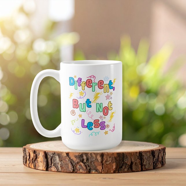 Anderes, aber nicht weniger - ADHS-Bewusstsein Kaffeetasse (Von Creator hochgeladen)