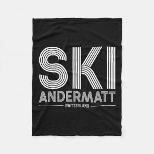 Andermatt Ski Resort Schweizer Alpen Skifahren Sch Fleecedecke