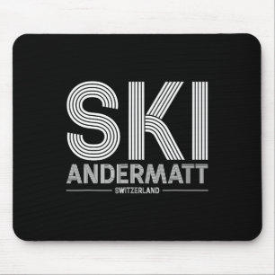 Andermatt Ski Resort Schweizer Alpen Skifahren Sch Mousepad