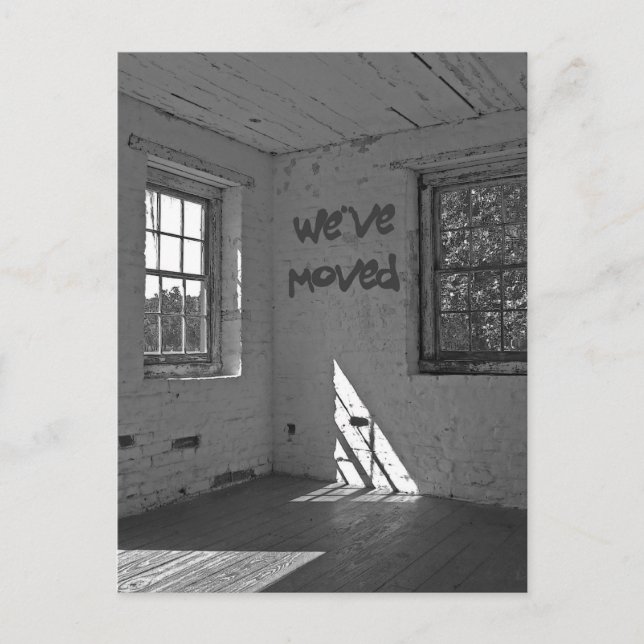 Ändern der Adressenpostkarte Ankündigungspostkarte (Vorderseite)