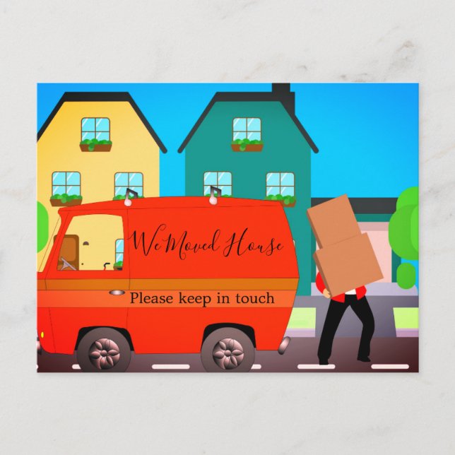 Ändern der Adressspende Benutzerdefinierte Postkar Postkarte (Vorderseite)