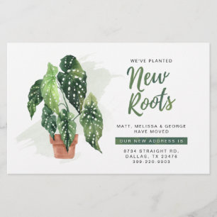 Ändern der Ankündigungskarte für die Adressenbeweg Briefpapier