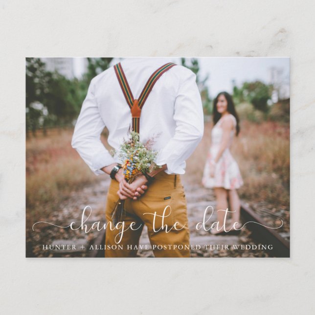 Ändern der Datumskarte Einladungspostkarte (Vorderseite)