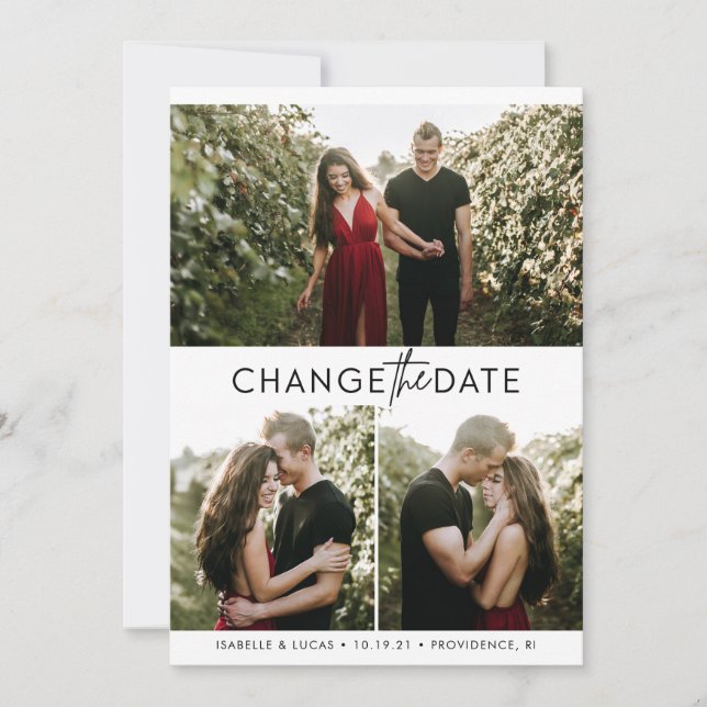 Ändern der Datumskarte mit Fotos (Vorderseite)