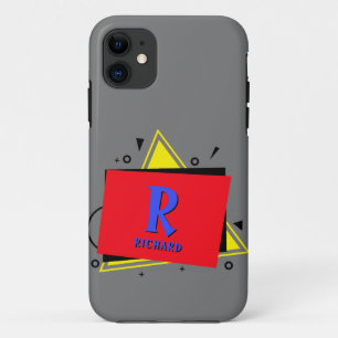 Ändern der Farbe des ersten Namens geometrische Eb Case-Mate iPhone Hülle
