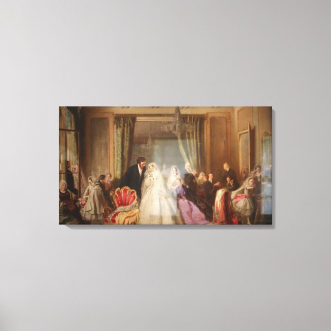 Ändern der Zuhause (Verheiratetes Leben) (Hochzeit Leinwanddruck (Vorderseite)