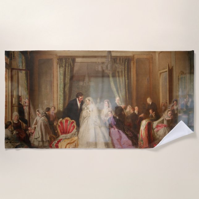 Ändern der Zuhause (Verheiratetes Leben) (Hochzeit Strandtuch (Vorderseite)