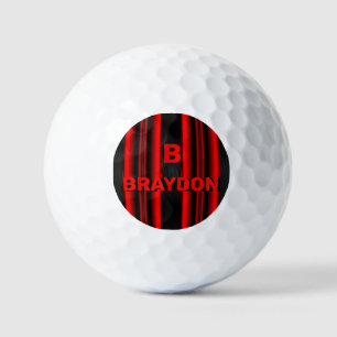 Ändern des anfänglichen Namens rot auf schwarzen S Golfball