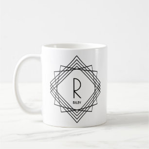 Ändern des Anfangsnamens Klassische Geometrie Q R  Kaffeetasse