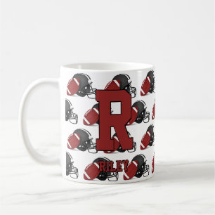 Ändern des Anfangsnamens O P Q R S T Fußball Kaffeetasse