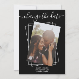 Ändern des Datums, in dem das Foto Hochzeitskarte  Save The Date