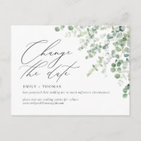 Ändern des Datumsskripts Eukalyptus Watercolor