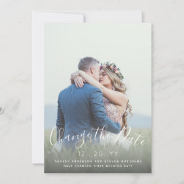 Ändern des Fotos für das Hochzeitsskript Save The Date