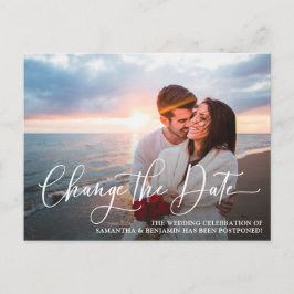 Ändern des Fotos Hochzeitstag Postkarte