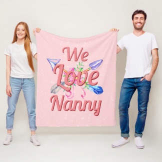 Ändern des Textnamens Boho Pfeile Blume Wir Liebe Fleecedecke