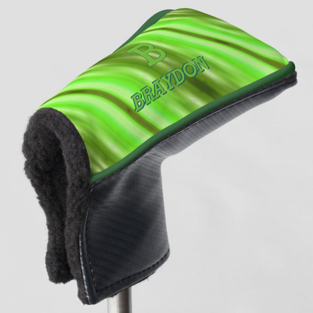 Ändern des ursprünglichen Namens Soft Green Olive  Golf Headcover (3/4 Vorderseite)