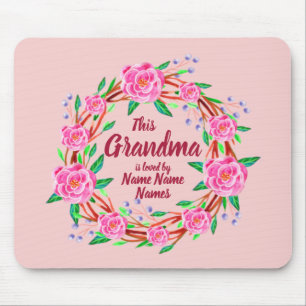 Ändern Großmutter Name Liebe Großkinder Mousepad