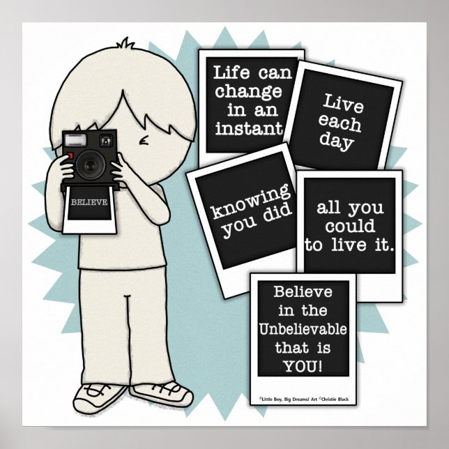 Ändern in einem Sofortposter Poster (Vorne)