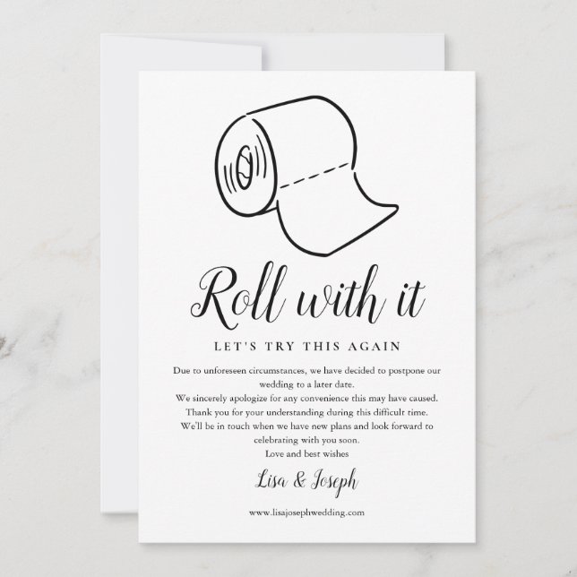 Ändern Sie das Datum, an dem das abgeschlossene Fo Save The Date (Vorderseite)