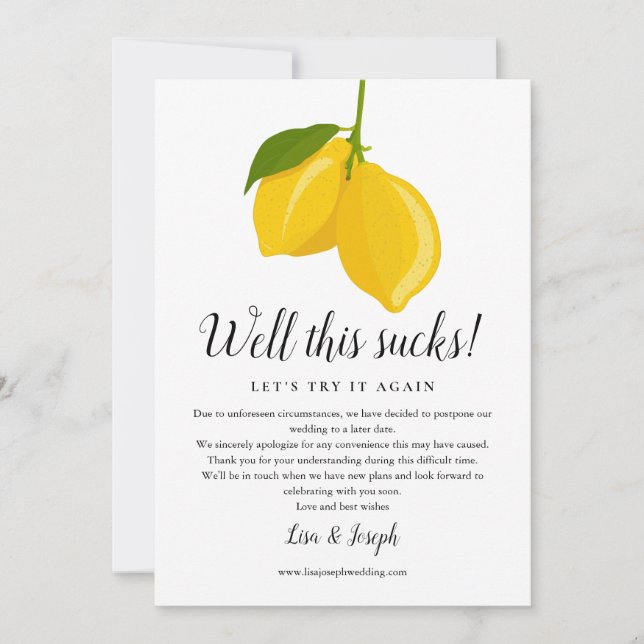 Ändern Sie das Datum, an dem das Foto "Gespeichert Save The Date (Vorderseite)