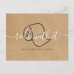 Ändern Sie das Datum, an dem die Rustikal abgesagt Postkarte