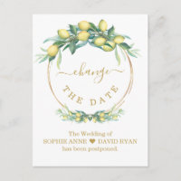 Ändern Sie das Datum, an dem Lemon Gold Hochzeit v