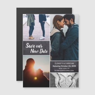 Ändern Sie das Datum, an dem unser neues Date Wedd Magneteinladung