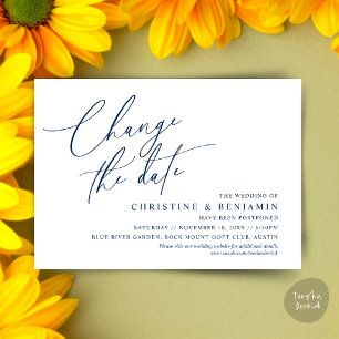 Ändern Sie das Datum, Rett unsere neue Hochzeitska Einladung