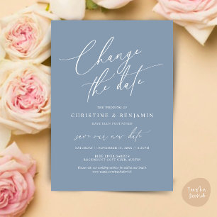 Ändern Sie das Datum, Rett unsere neue Hochzeitska Einladung