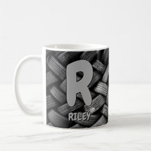 Ändern Sie den Anfangsnamen O P Q R S T Alte Reife Kaffeetasse