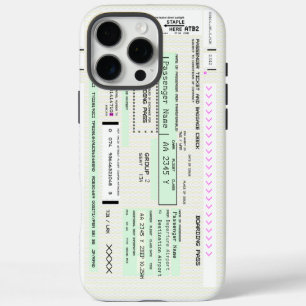 Ändern Sie den Boarding-Pass für diese Fluggesells iPhone 16 Pro Max Hülle
