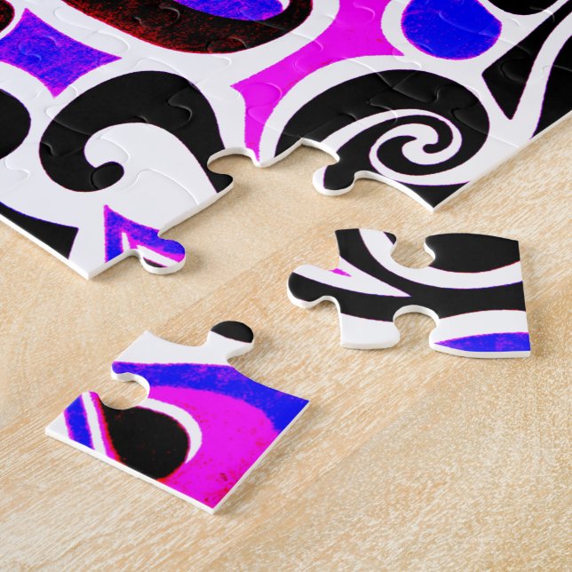 Ändern Sie den Farbrückwärtsgang. Puzzle (Seite)