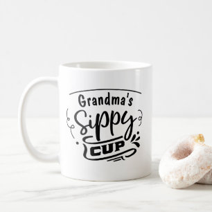 Ändern Sie den Namen Oma's Sippy Cup Großmutter od Kaffeetasse