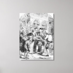 Ändern Sie Gasse Leinwanddruck