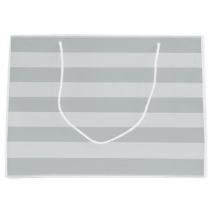 Ändern Sie graue Streifen in eine beliebige Farbe. Große Geschenktüte